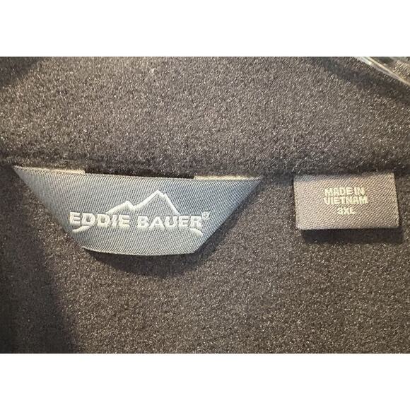 NWT Eddie Bauer Black Fleece Vest Mens Size 3XL - Picture 6 of 8